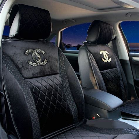 chanel car seat covers for sale|Chanel Gold Kisses Car Seat Covers.